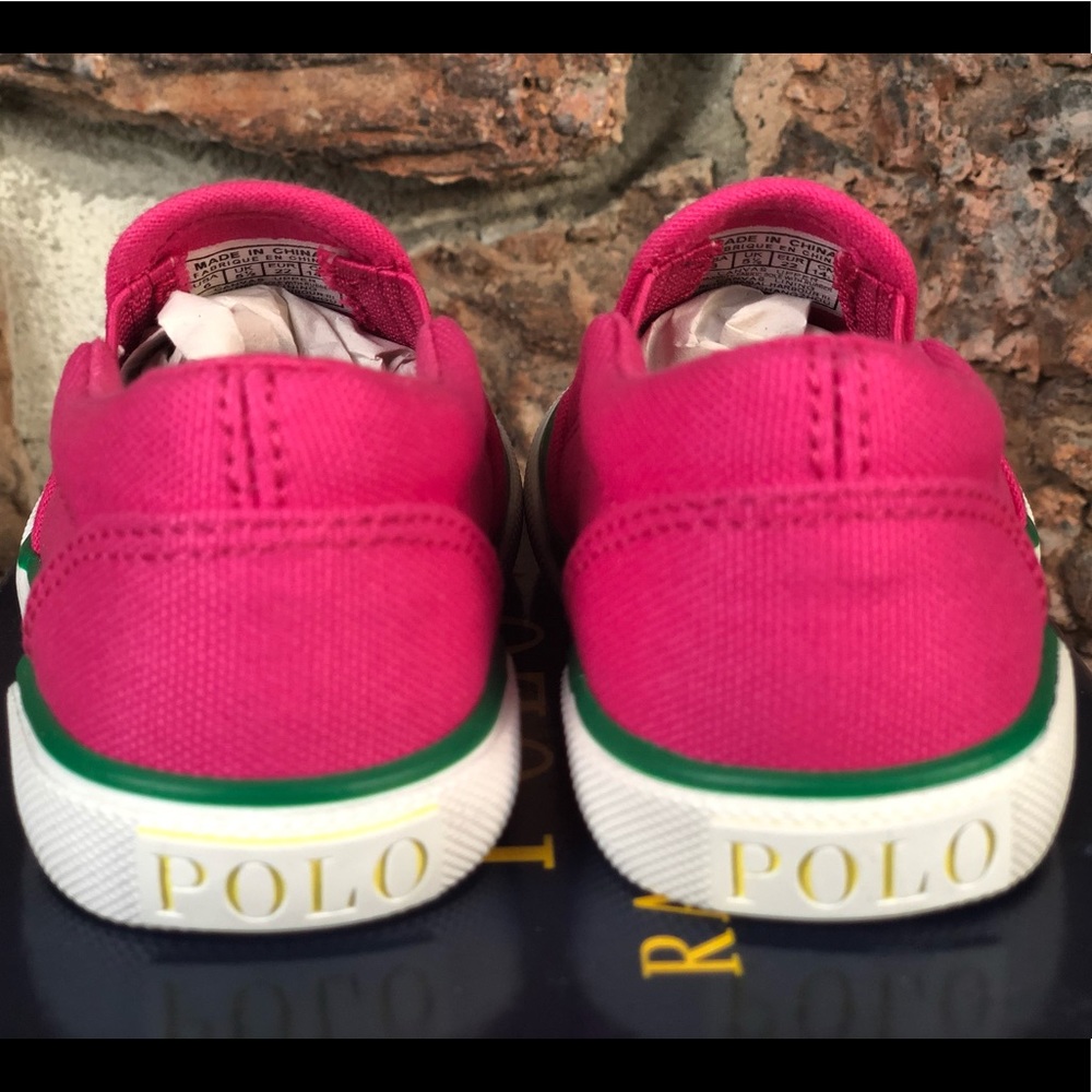 NEW Polo Ralph Lauren Slip-On Casual Sneakers - Picture 9 of 12